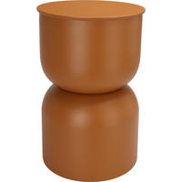 SÄULENTISCH matt Disa Orange 31/31/46 cm - Orange, Metall (31/31/46cm) - Home Styling Collection