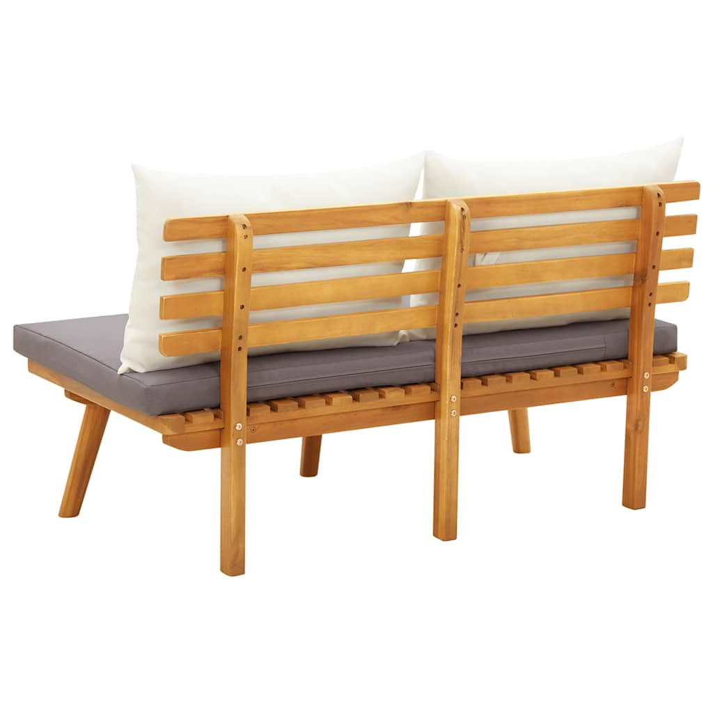 vidaXL Gartenbank Natur 115x65x65 cm