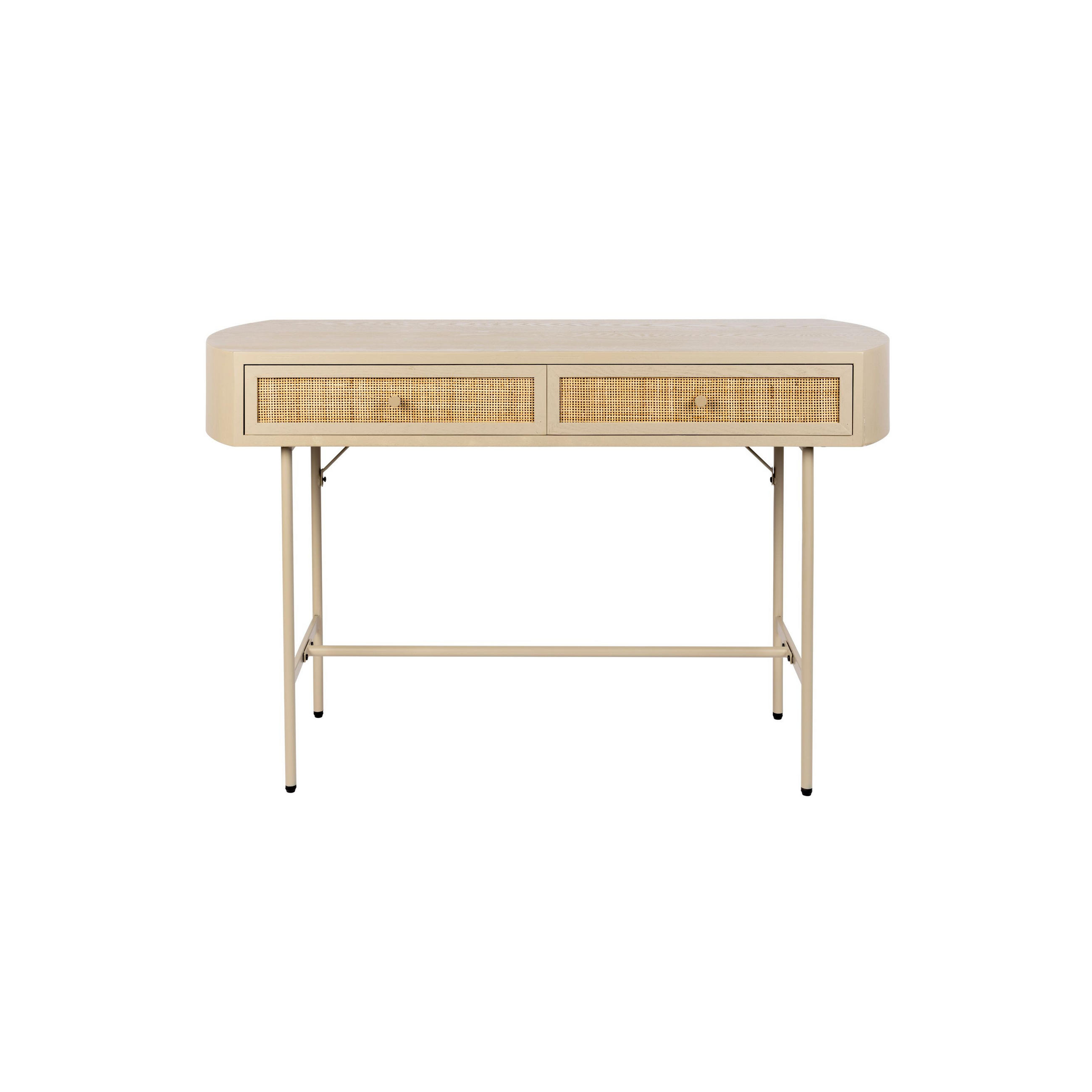 KONSOLENTISCH Amaya Konsolentisch/ Wandtisch mit Schubladen 85x39 Holz Beige - Beige, Holz (40/120/76cm) - Housecraft Living