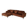 ECKSOFA Bronze - Bronzefarben, Textil (295/178cm) - MCW