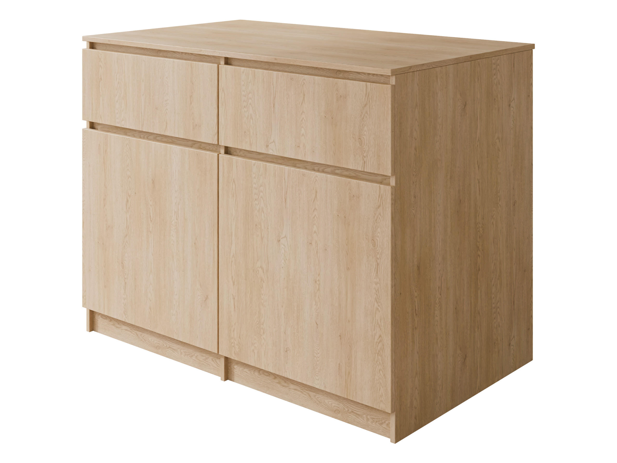 KÜCHENINSEL Ceronis - Eichefarben, Holzwerkstoff (120/95/74cm) - MIRJAN24