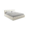 POLSTERBETT mit Bettkasten und Lattenrost 200x228 Beige - Beige/Creme, Kunststoff/Textil (180/200cm) - Makamii