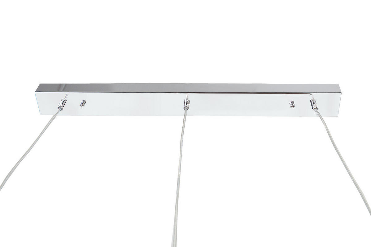 HÄNGELEUCHTE CHROMAGON Metall Silber 20 cm - Silberfarben, Metall (20/20/14cm) - riess-ambiente