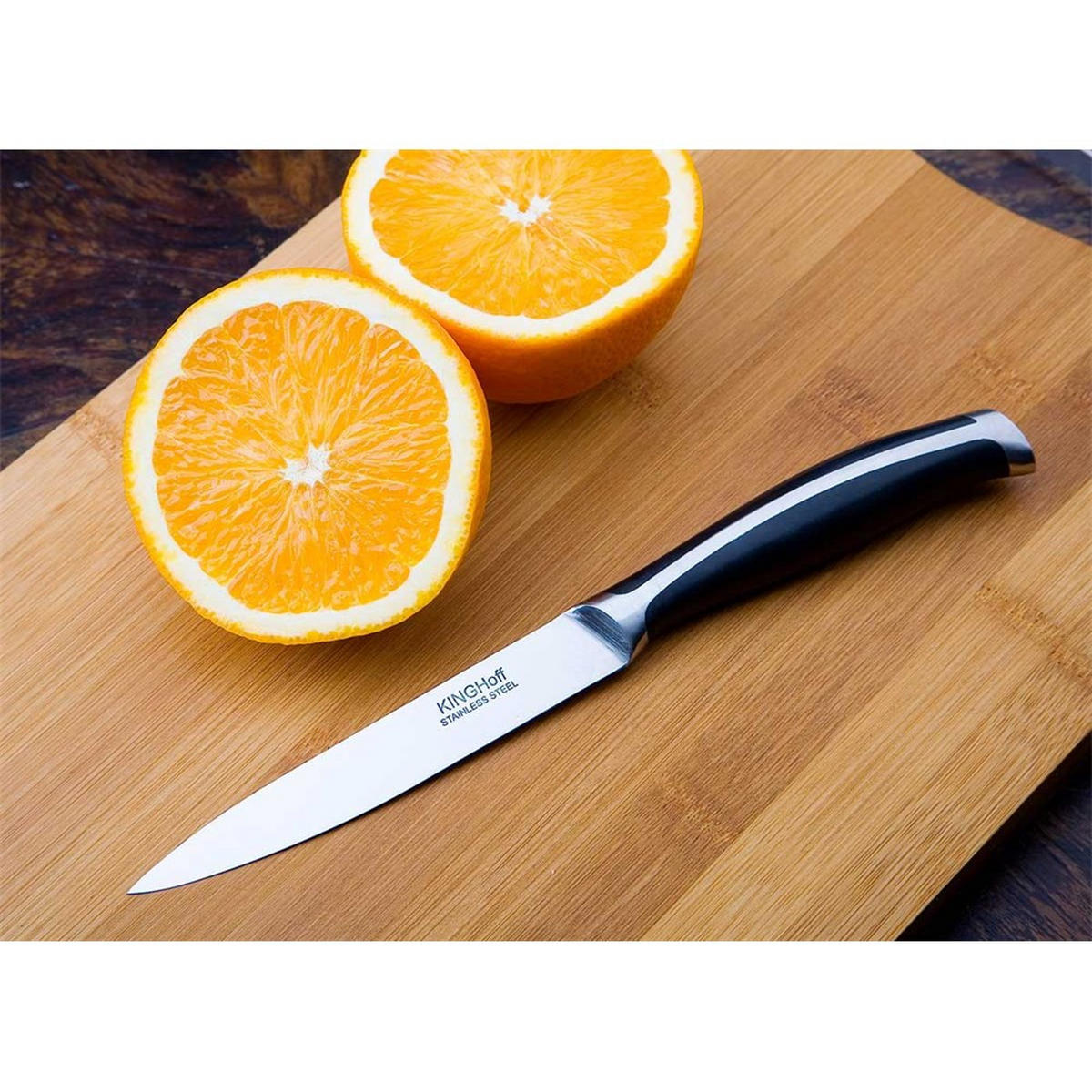 KÜCHENMESSER Schwarz 24/2/24 cm KH3427 - Schwarz, Metall (24cm) - Kinghoff 