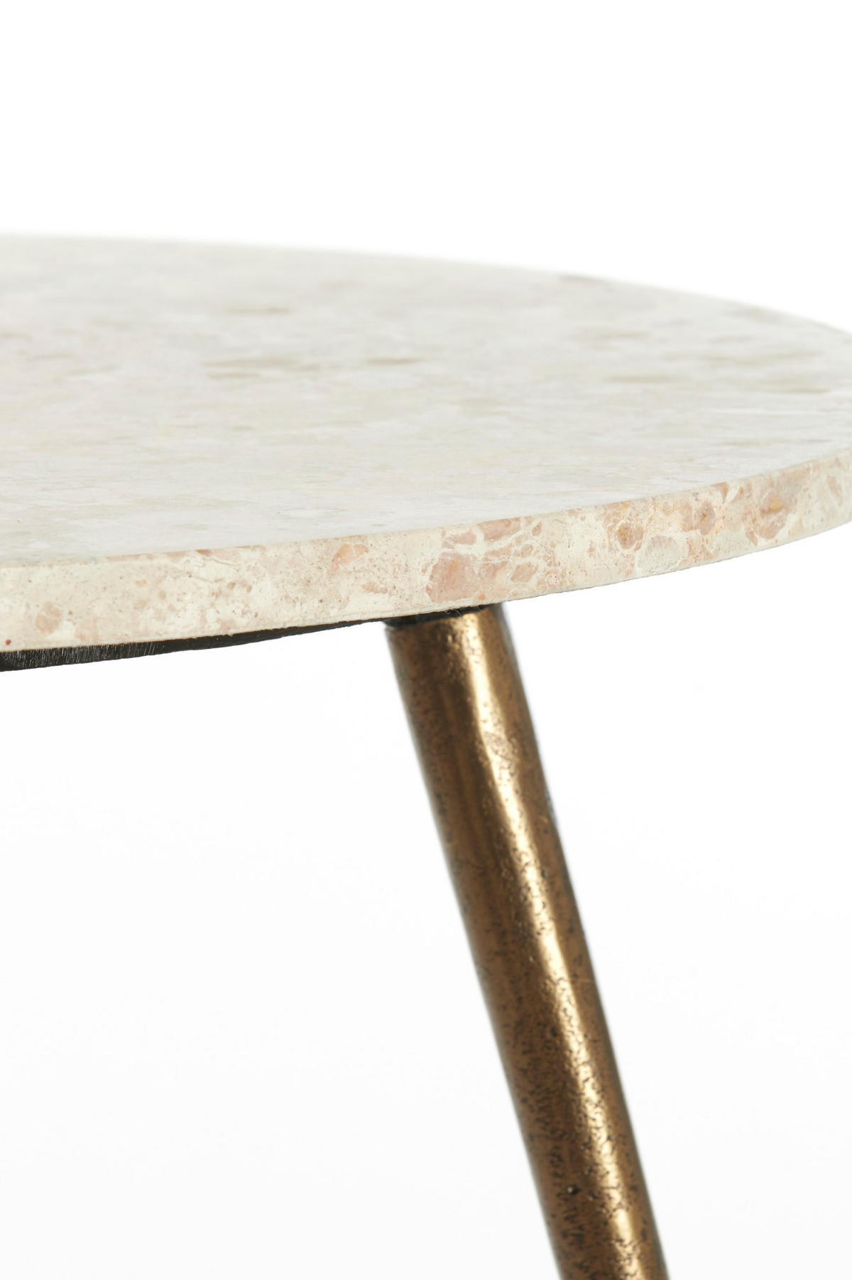 BEISTELLTISCH Zeca Grau Ø59/41 cm - Grau, Metall (59/59/41cm) - Light & Living