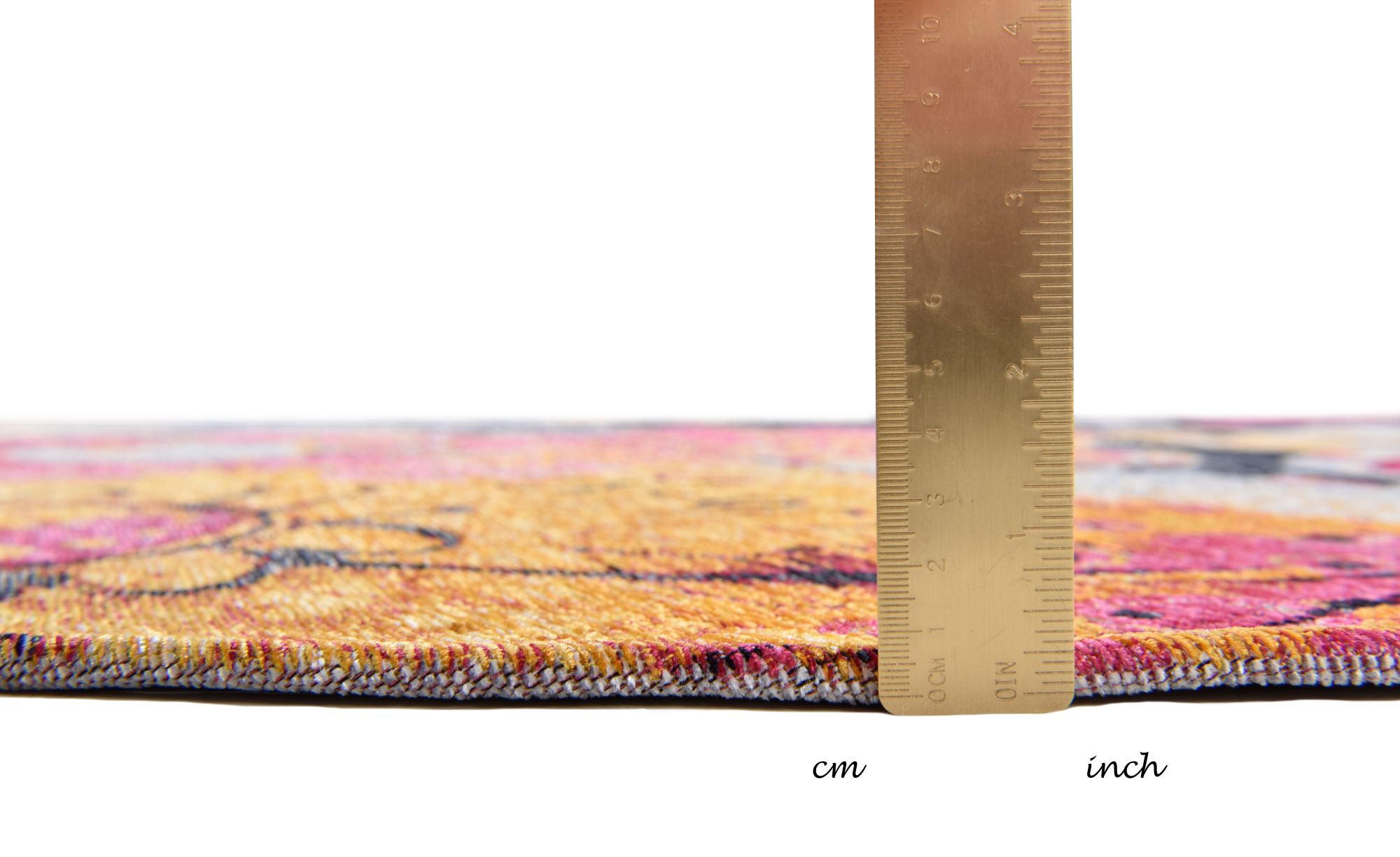 Thumbnail - Gino Falcone Flachwebeteppich, Mehrfarbig, Textil, Pop-Art, Rechteckig, 190x280 cm, Oeko-Tex®, für Fußbodenheizung geeig...