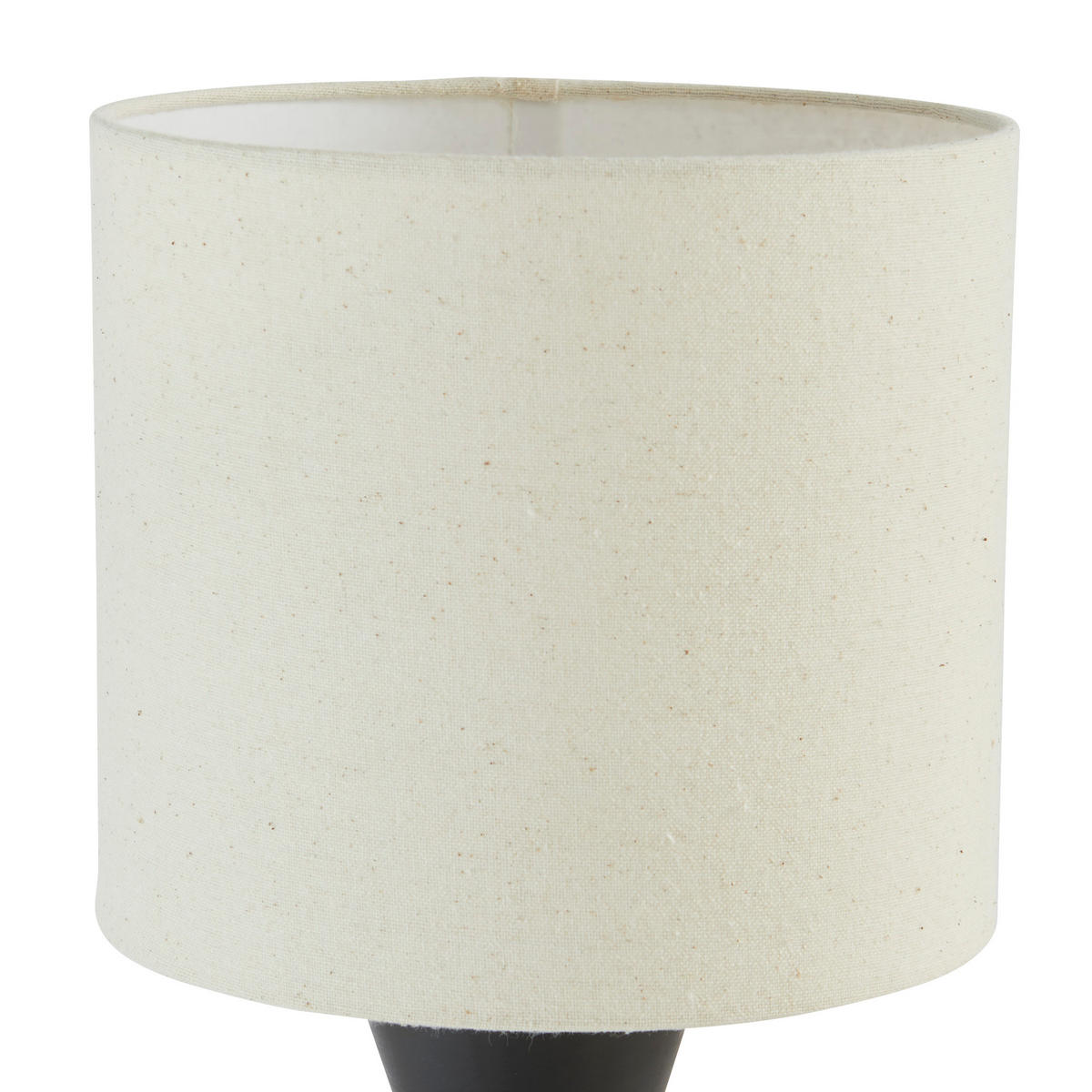 TISCHLAMPE Keramikfuß Yulia H. 40 cm - Schwarz, Keramik (20/20/40cm) - Atmosphera Createur d´interieur