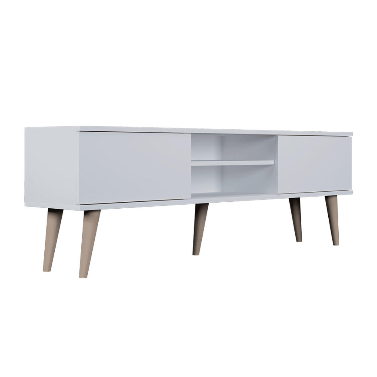 TV ORMARIĆ Toronto Bijeli - bijela, drvni materijal (160/55/35cm) - Petits-meubles