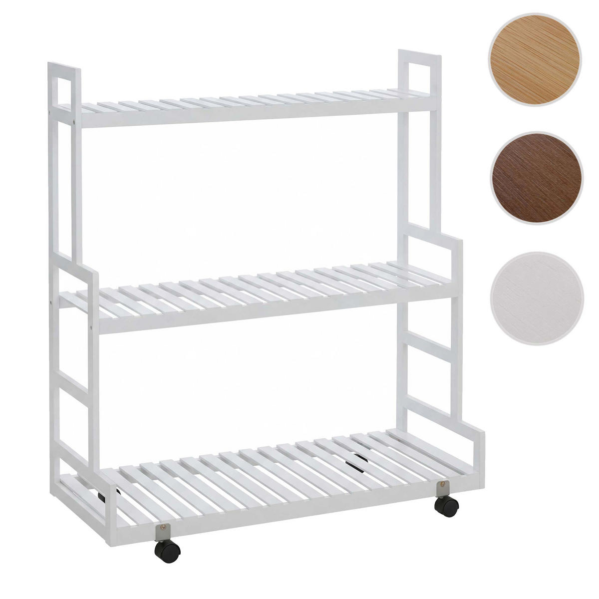 PFLANZENREGAL Weiß - Weiß, Holz (90/105/38cm) - MCW