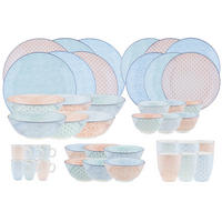 KOMPLETTSERVICE Pattern - 42er-Set - Pastel - Pink, Keramik (1/1/1cm) - Björn