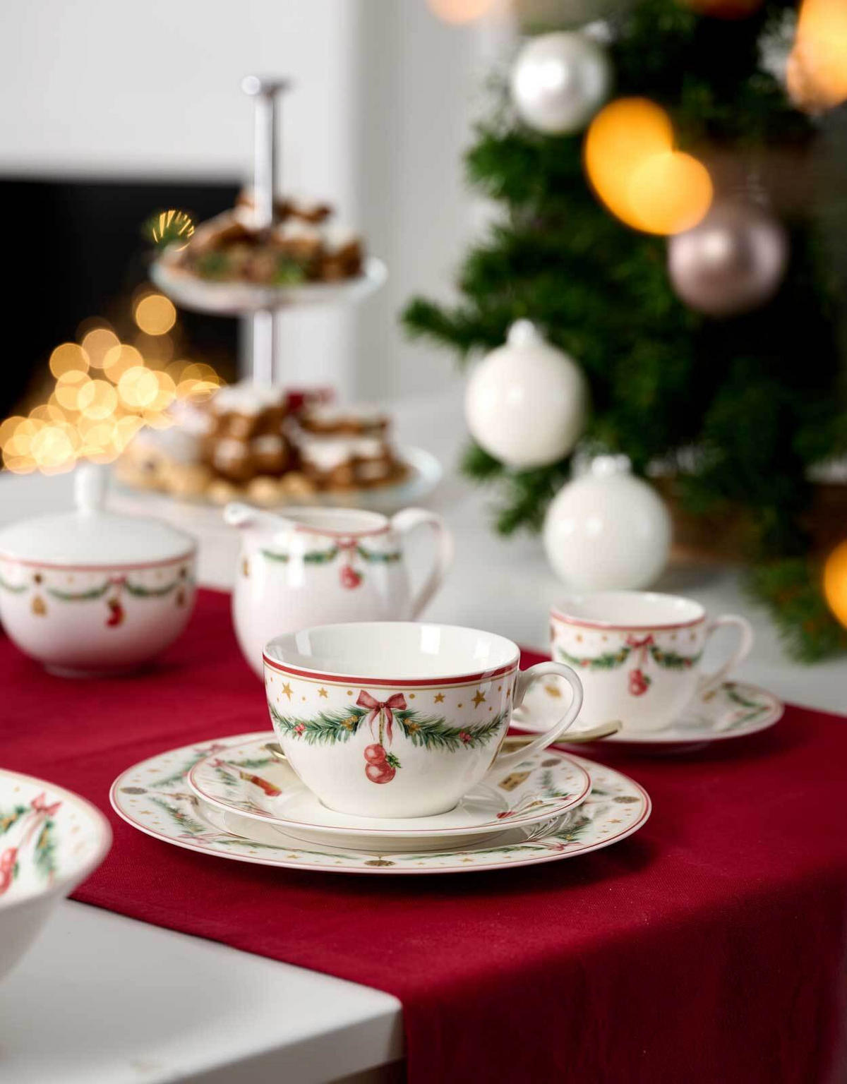 KAFFEESERVICE Holly bunt 14er Set - Multicolor, Keramik (20.3/23.3/21.6cm) - Ritzenhoff Breker