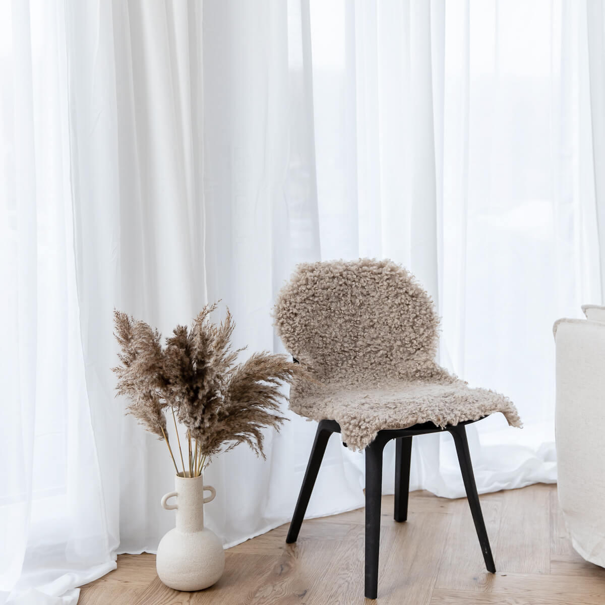 PAMPASGRAS Shorty - natur / 70 cm - Beige, Naturmaterialien (70cm) - Lykke & You
