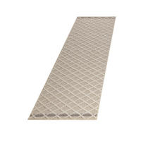TEPPICH Outdoor IMST in Beige, mit Rautenmuster, 80 x 250 cm - Beige, Textil (250/80cm) - KADIMA DESIGN