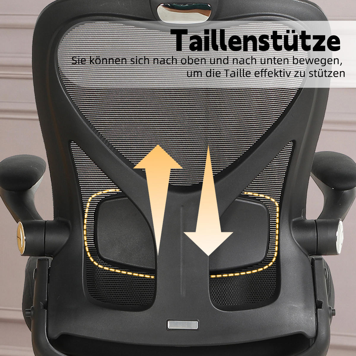 DREHSTUHL DE-40937 mit klappbarer Rückenlehne und 3D-Kopfstütze Schwarz - Schwarz, Metall (62/129/48.5cm) - ComfortXL