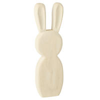 DEKOOBJEKT KANINCHEN STEHEND Weiß - Weiß, Holz (4.5/50/15cm) - J-Line