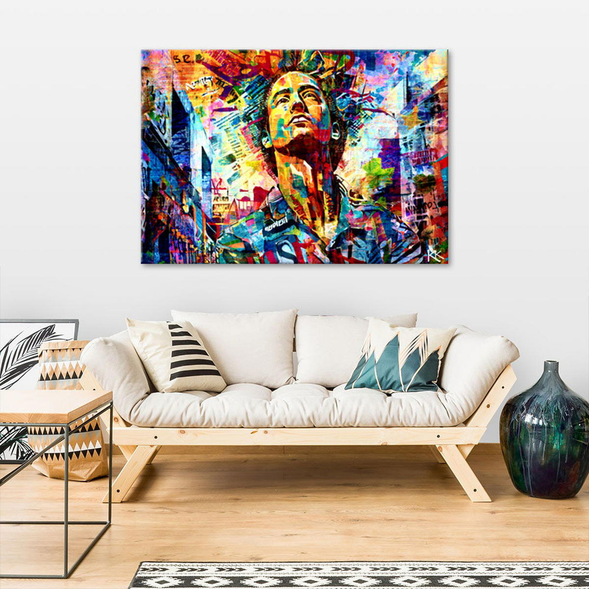KUNSTDRUCK Lila 100/70 cm - Lila, Textil (100/70cm) - KUNSTLOFT