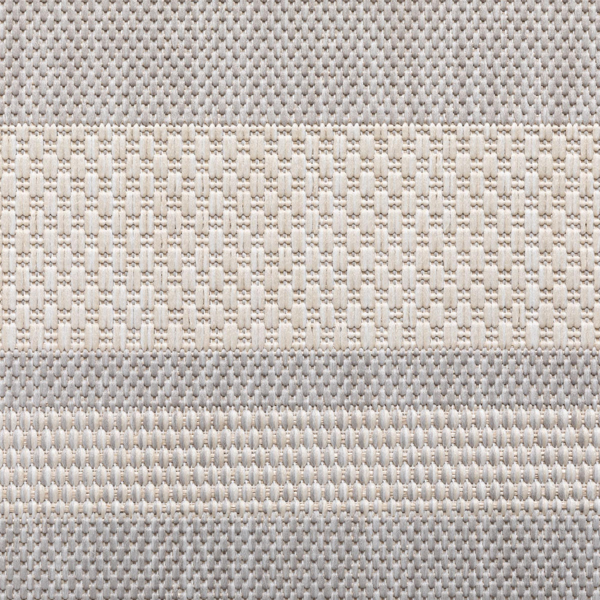 OUTDOORTEPPICH 200/290 cm Bergen Streifen - Grau, Textil (200/290cm) - Steffensmeier