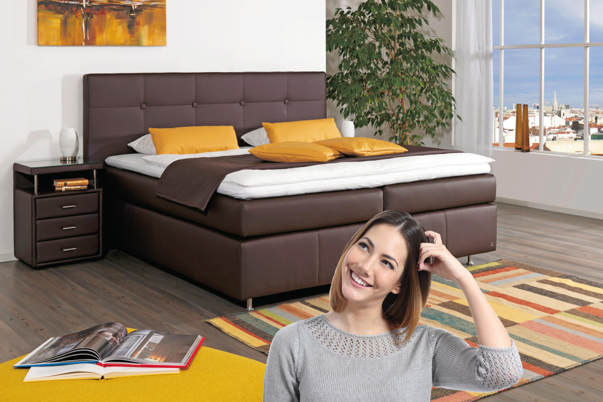 Co zohlednit pri koupi postele boxspring?