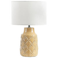 TISCHLAMPE Balao 28/28/43 cm - Orange, Keramik (28/28/43cm) - Beliani