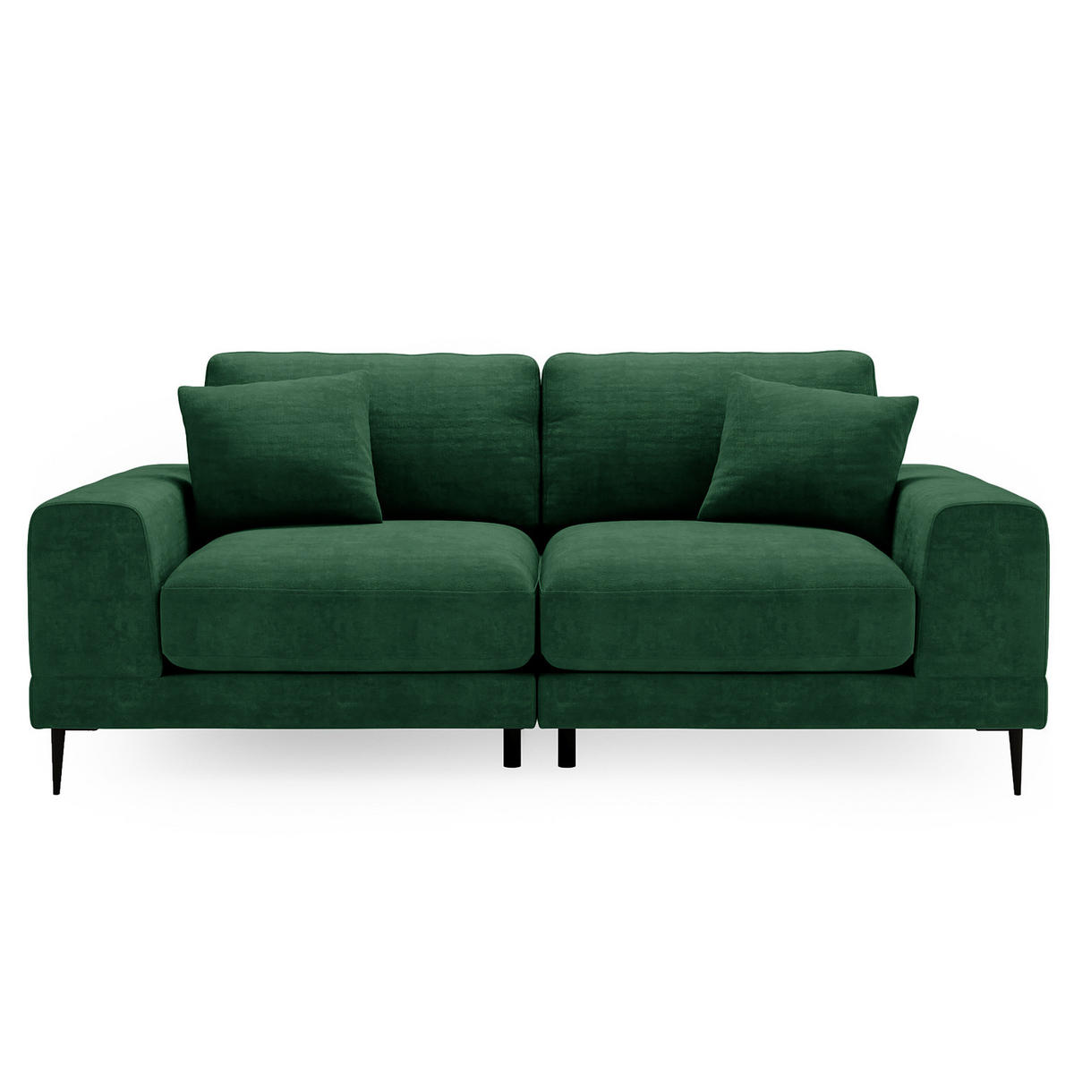3-SITZER SOFA - Grün, Textil (243/92/103cm) - home24