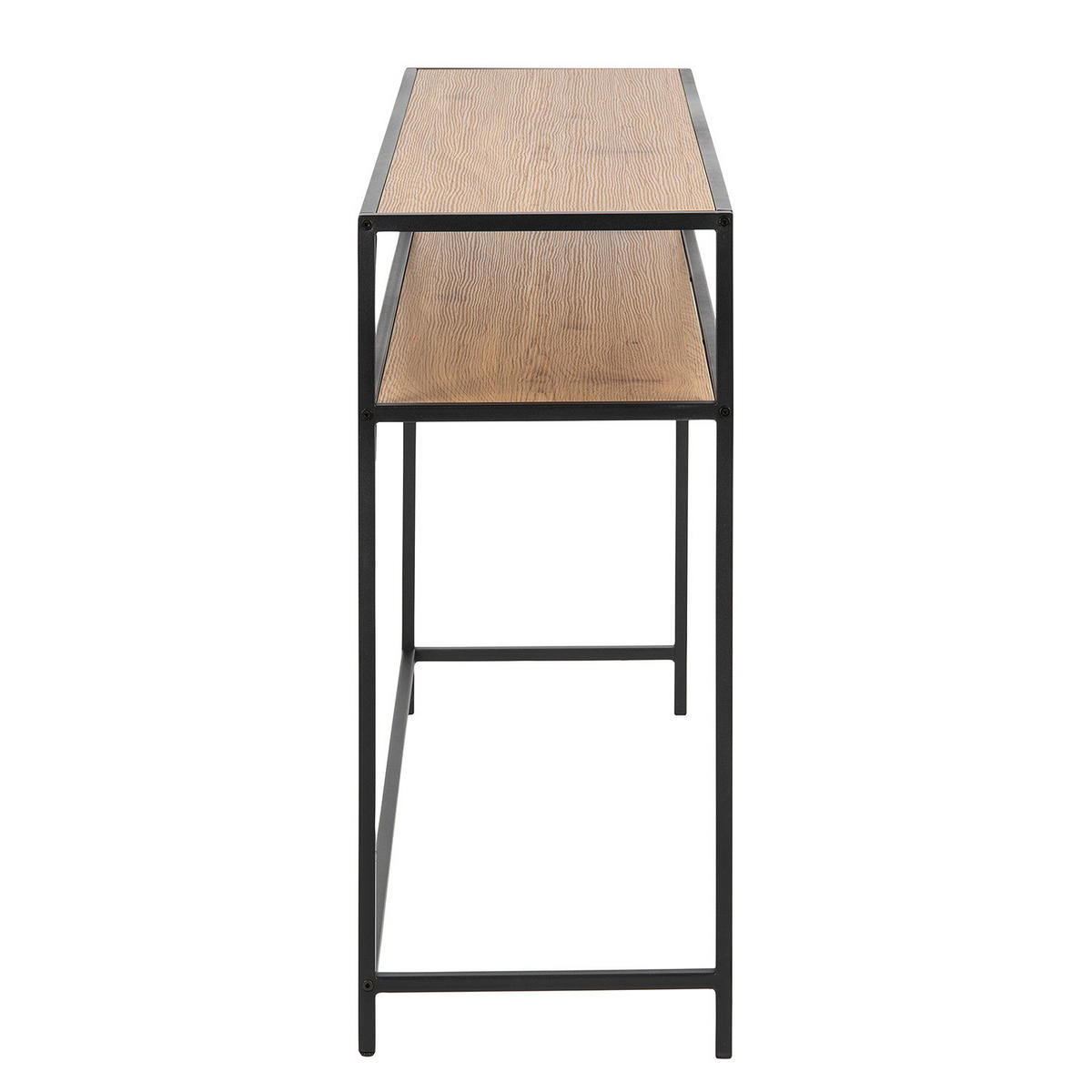 KONSOLENTISCH - Wildeiche, Holzwerkstoff/Metall (35/120/79cm) - home24