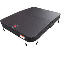 WHIRLPOOL ISOLIERABDECKUNG Montreal/Calgary braune Whirlpool-Abdeckung - Braun, Leder (150/213cm) - Canadian Spa Company