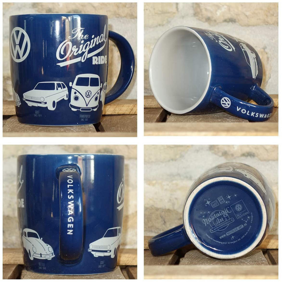 KAFFEETASSE 330 ml Volkswagen VW Original Ride - Multicolor, Keramik (0.33L) - Nostalgic-Art