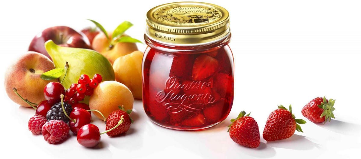 WECK-GLAS Weckpot Quattro Stagioni - ø 8,5 cm / 250 ml - 4 Stück - Transparent, Glas (2/10/9cm) - Bormioli Rocco
