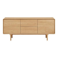SIDEBOARD, Karna, Eiche, MDF, 45 x 180 x 75 cm - Eichefarben, Holzwerkstoff (45/75/180cm) - ebuy24