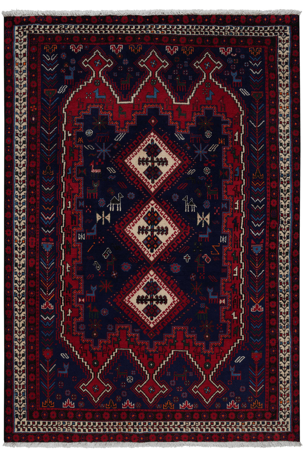 Looma Orientteppich Blau 135x195 cm