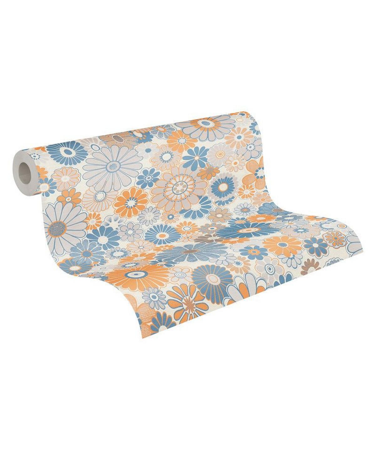 VLIESTAPETE Blau 53/850 cm - Blau, Textil (53/1cm) - KUNSTLOFT