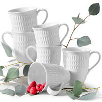 BECHER-SET CMIELOW SOFIA 6-tlg aus Porzellan - Weiß, Keramik (0.3L) - KONSIMO®