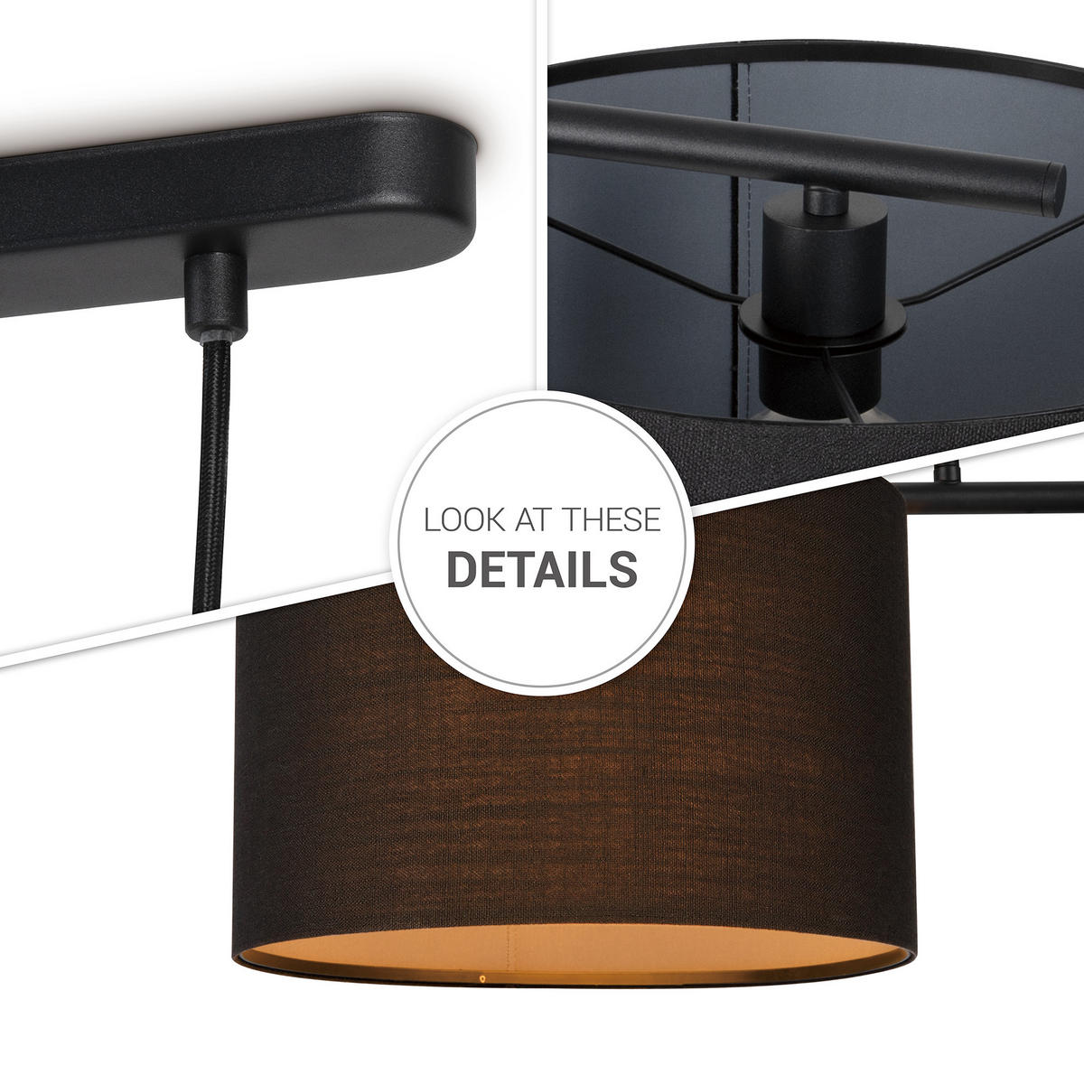 PENDELLEUCHTE Tom - Weiß, Metall (142/38/28cm) - Paco Home