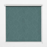 VNÚTORNÁ roleta - okenná roleta - roleta - 130x140 cm - Zelené palmové listy - zelená, plast (130/140/0.5cm) - TULUP