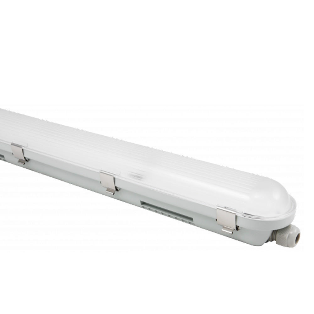 LED DECKENLEUCHTE Grau Kunststoff - Grau, Kunststoff (60/7.7/6.6cm) - ETT