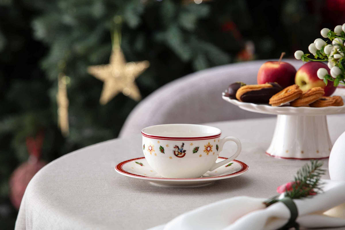 KAFFEETASSEN MIT UNTERTASSEN Toy's Delight weiß 170 ml 12er Set - Weiß, Keramik (16.7/8/16.7cm) - Villeroy & Boch