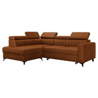 ECKSOFA Milano 2RRLXP, Seite: Links LXP+R+2R - Bronzefarben, Holz/Textil (249/195cm) - MIRJAN24