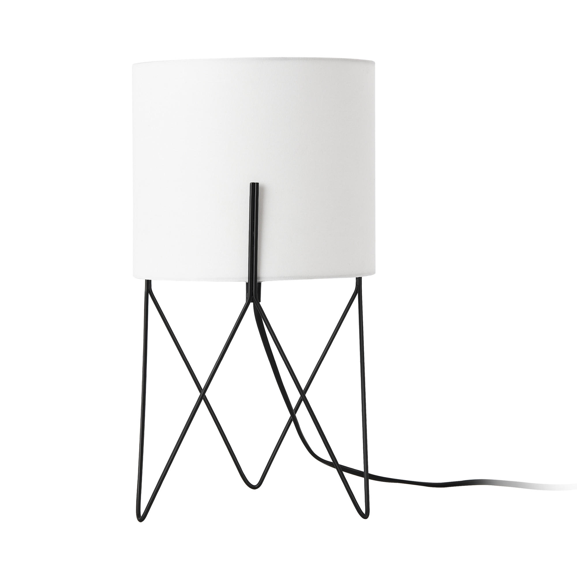 TISCHLAMPE Slough - Weiß, Metall (21/21/37.5cm) - lux.pro