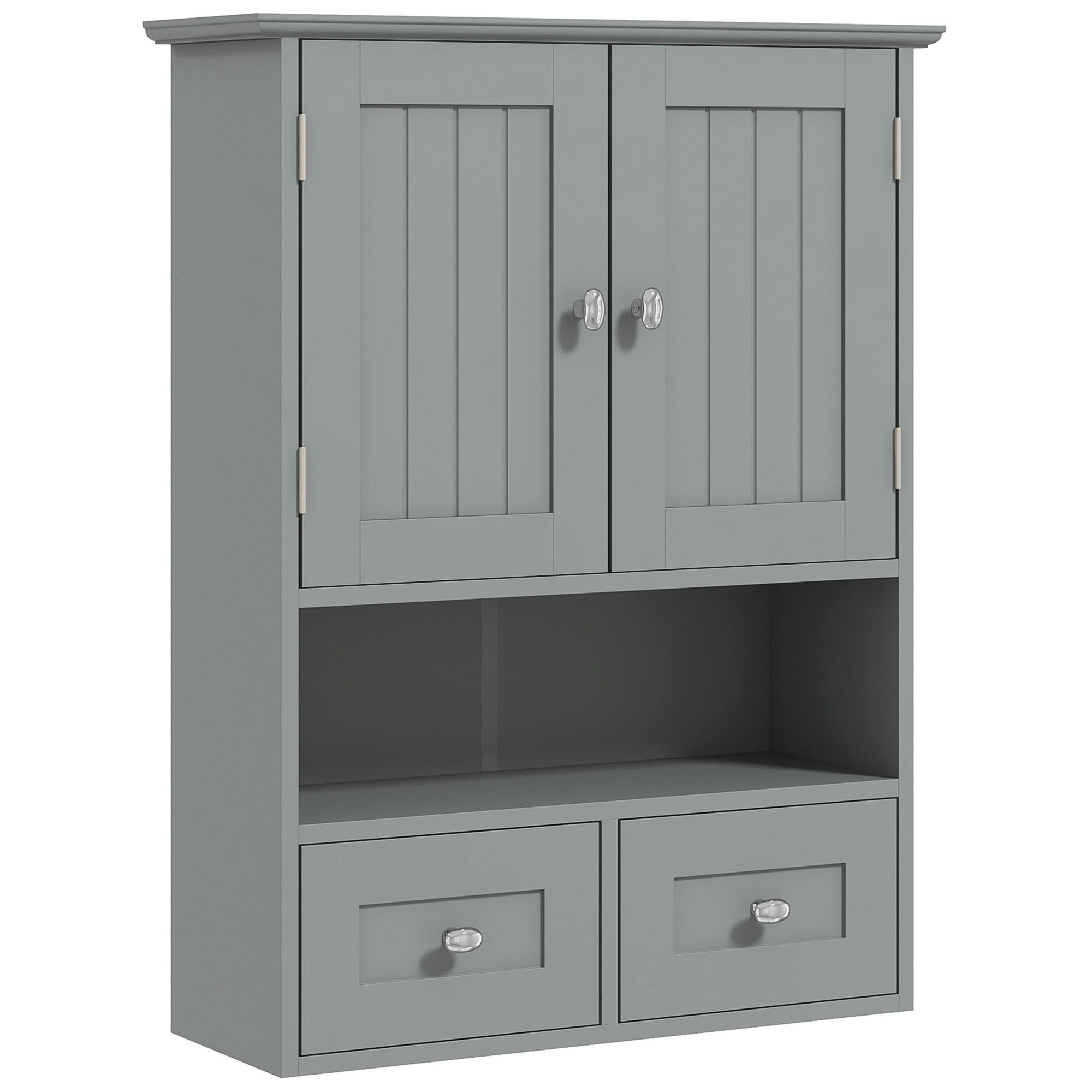 HÄNGESCHRANK Grau 1 Stück - Grau, Kunststoff (50.8/66/17.8cm) - GiPP