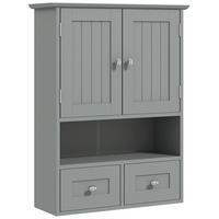 HÄNGESCHRANK Grau 1 Stück - Grau, Kunststoff (50.8/66/17.8cm) - GiPP