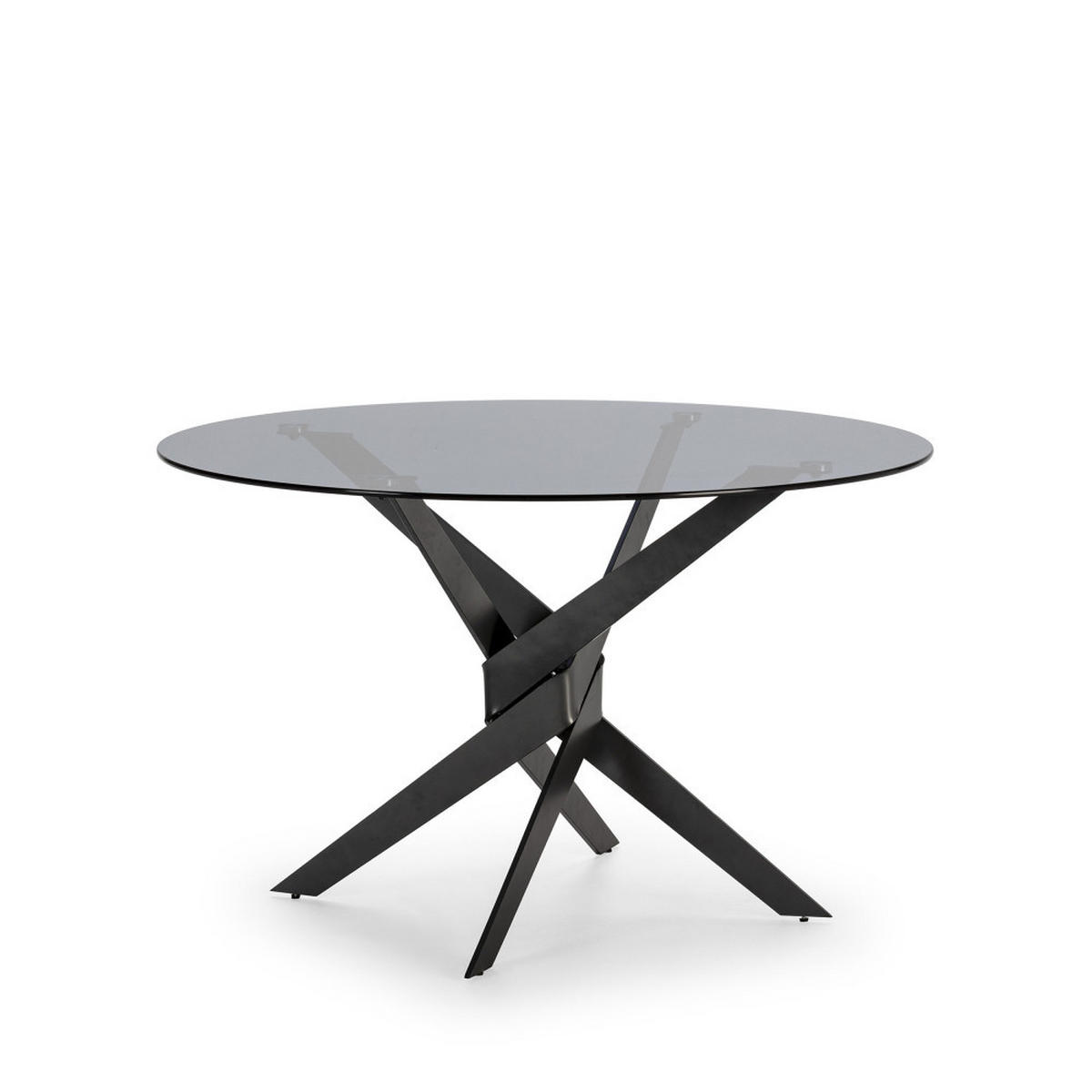 ESSTISCH Jenna Grau 140/140/76 cm - Grau, Metall (140/140/76cm) - Drawer