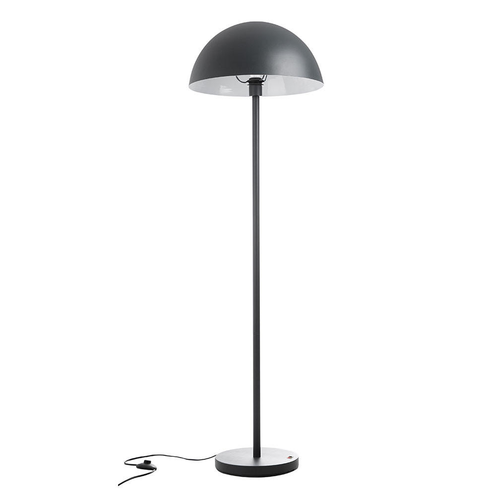 LED STEHLEUCHTE Alu Dunkelgrau Matt - Grau, Metall (45/45/145cm)