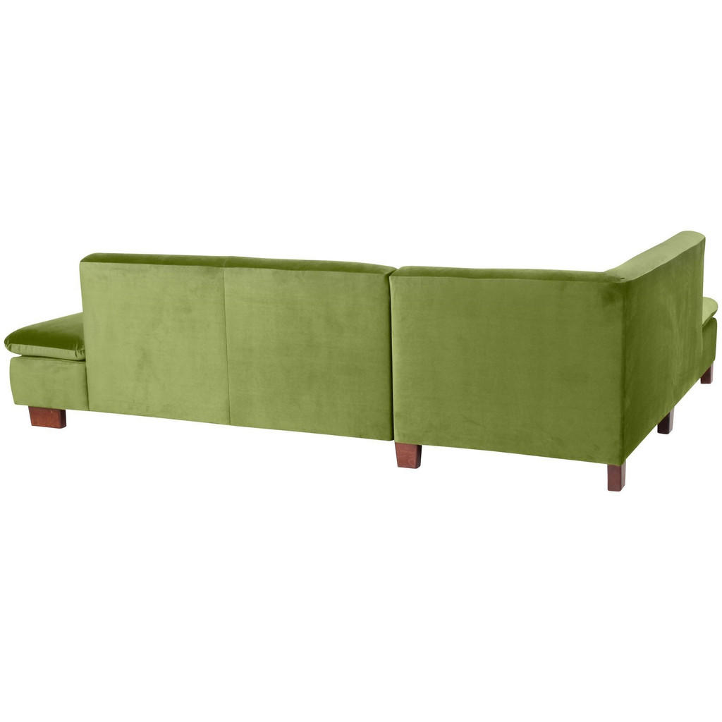 Thumbnail - 58aufmkessel Ecksofa, Grün, Kunststoff, L-Form, Ottomane links, 270x190 cm, Wohnzimmer, Sofas & Couches, Wohnlandschafte...