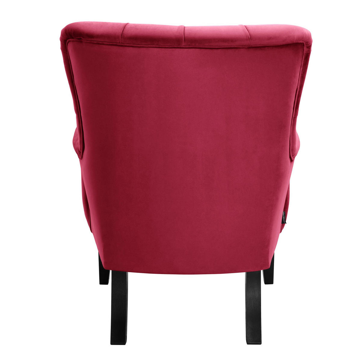 SESSEL Kayley Samtvelours rot - Rot, Kunststoff (71/97/82cm) - 58aufmkessel