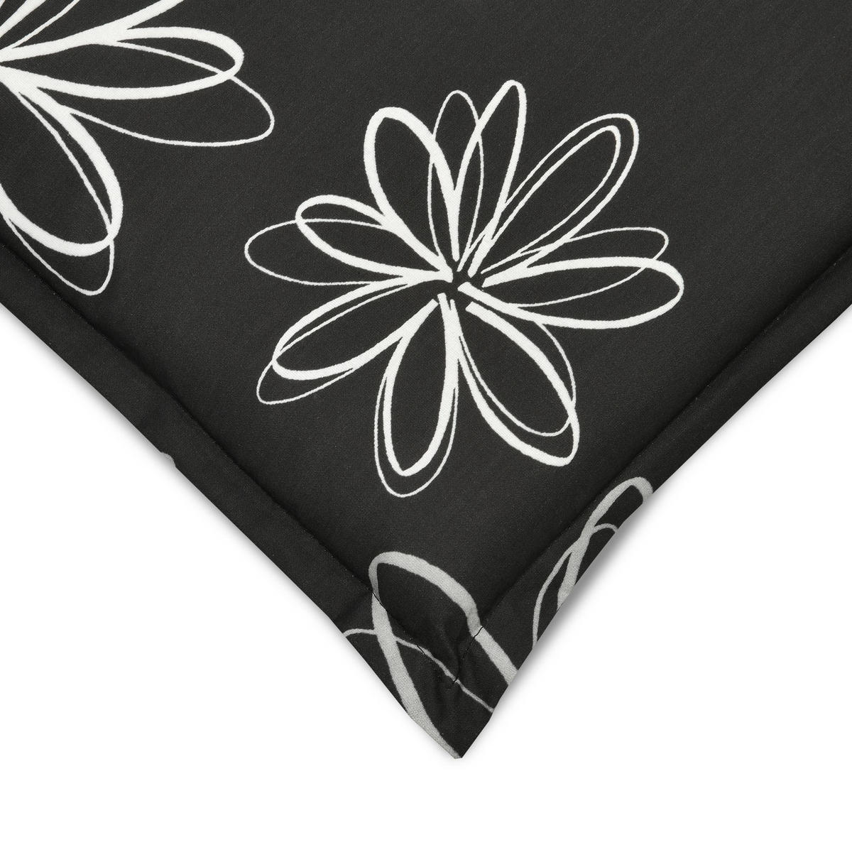 HOCHLEHNERAUFLAGE Flores 120/50/6cm Ornamente - Multicolor, Textil (50/6/120cm) - Beautissu 