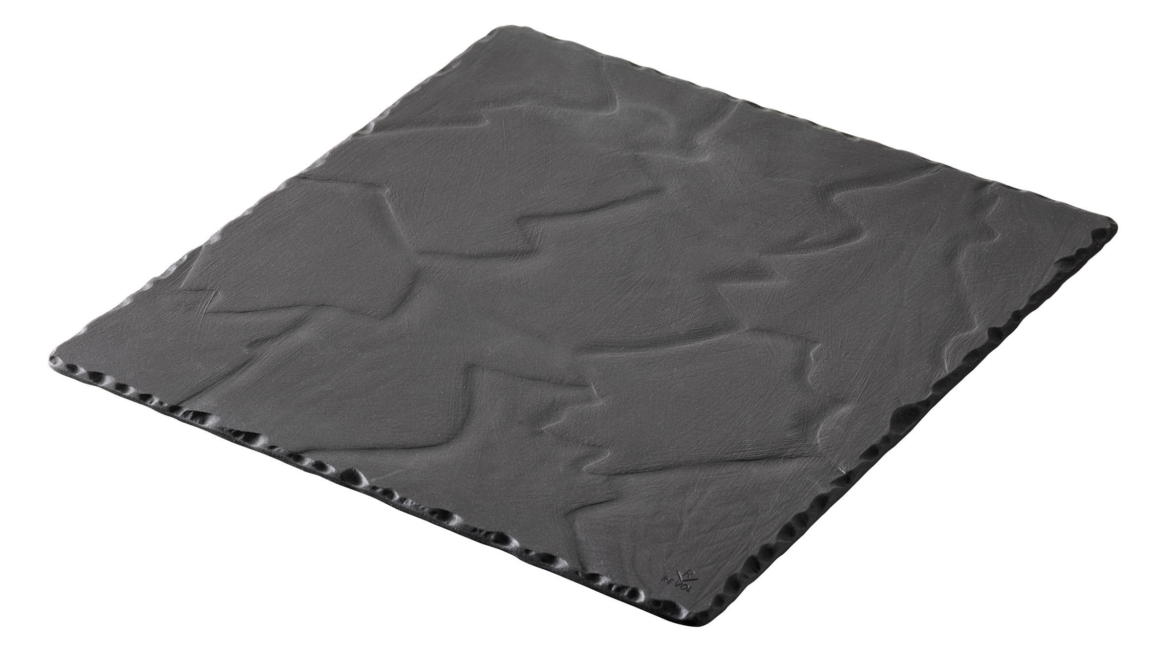 Revol Porcelaine France Burger Schiefer 30x0.7x30 cm