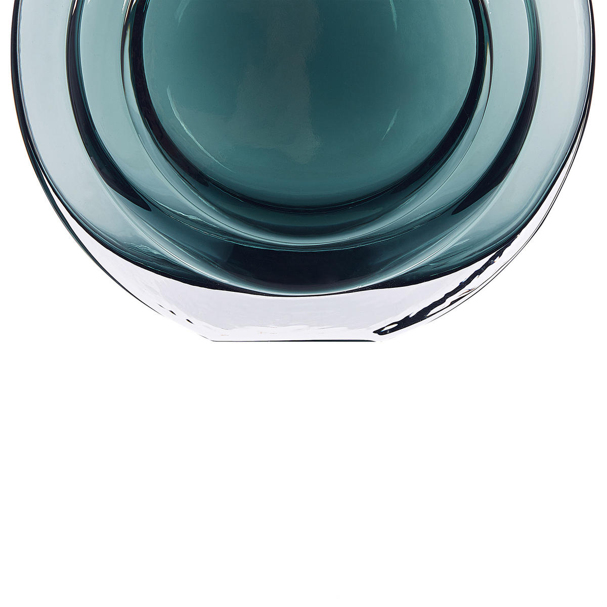 BLUMENVASE Glas grün Kapeli - Grün, Glas (15cm) - Beliani