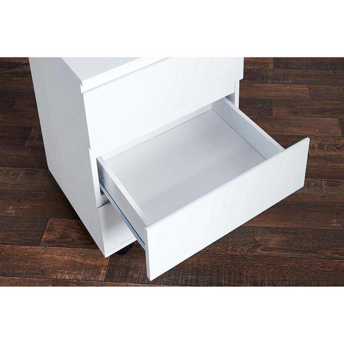 ROLLCONTAINER BIG DEAL Weiß 45 cm - Weiß, Holz (45/63/40cm) - riess-ambiente