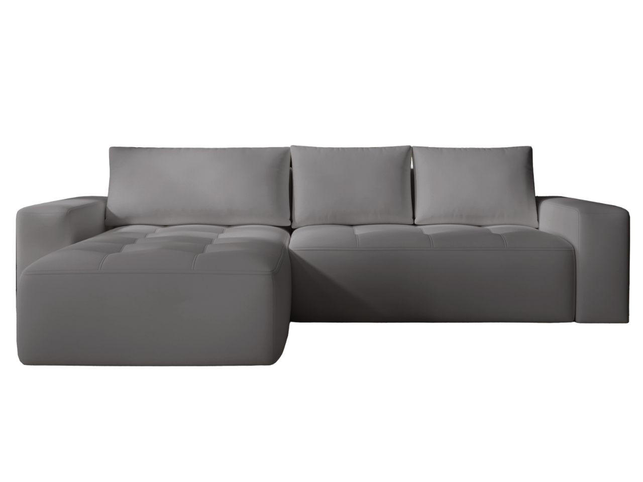 ECKSOFA Portland Dunkelgrau Links - Dunkelgrau, Holz/Kunststoff (165/250cm) - Graingold