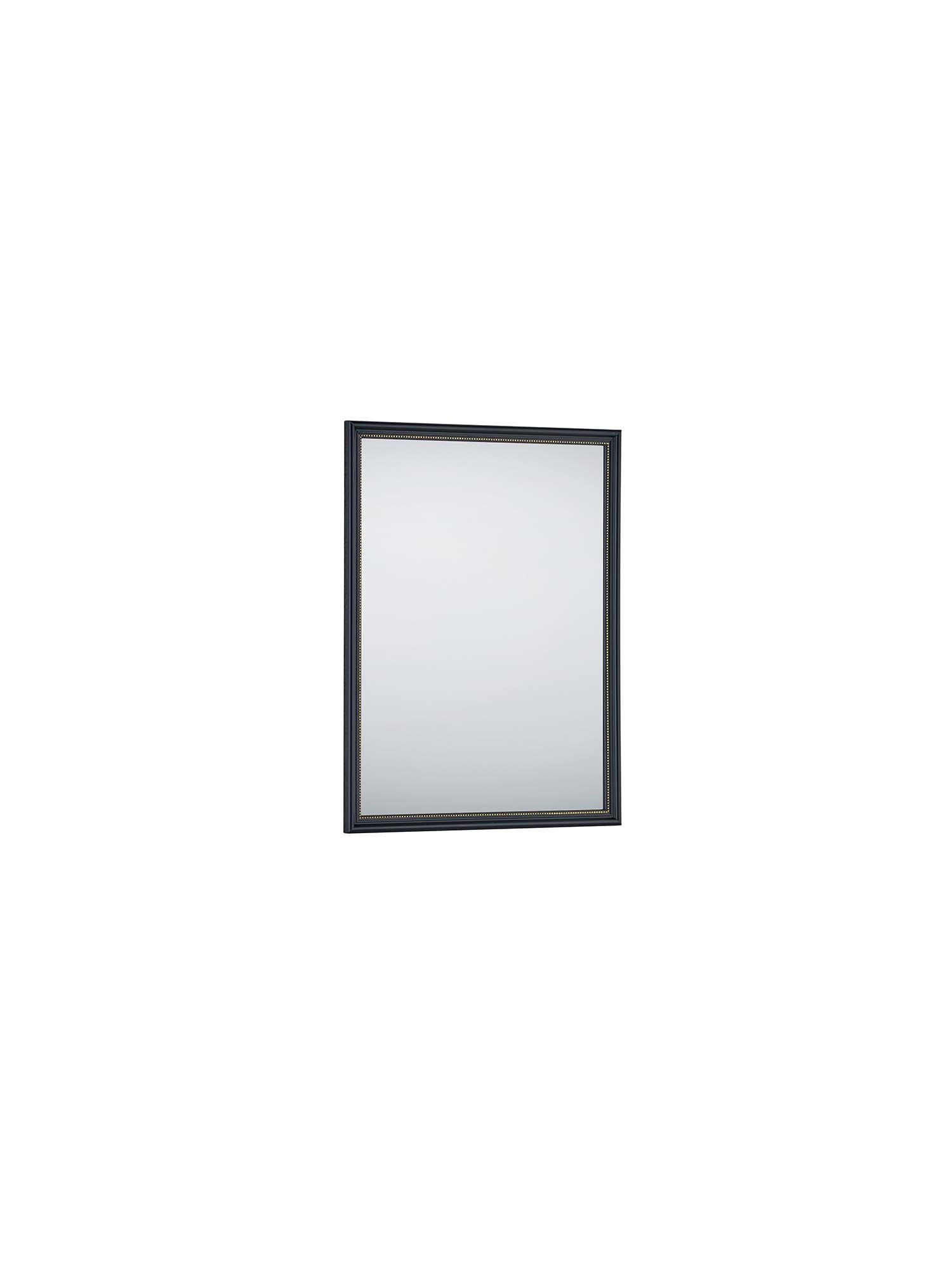 WANDSPIEGEL Elenor Schwarz-Gold - 34 x 45cm - Schwarz, Kunststoff (34/45/3cm) - Niermann